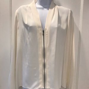 Elie Tahari off-white blouse
